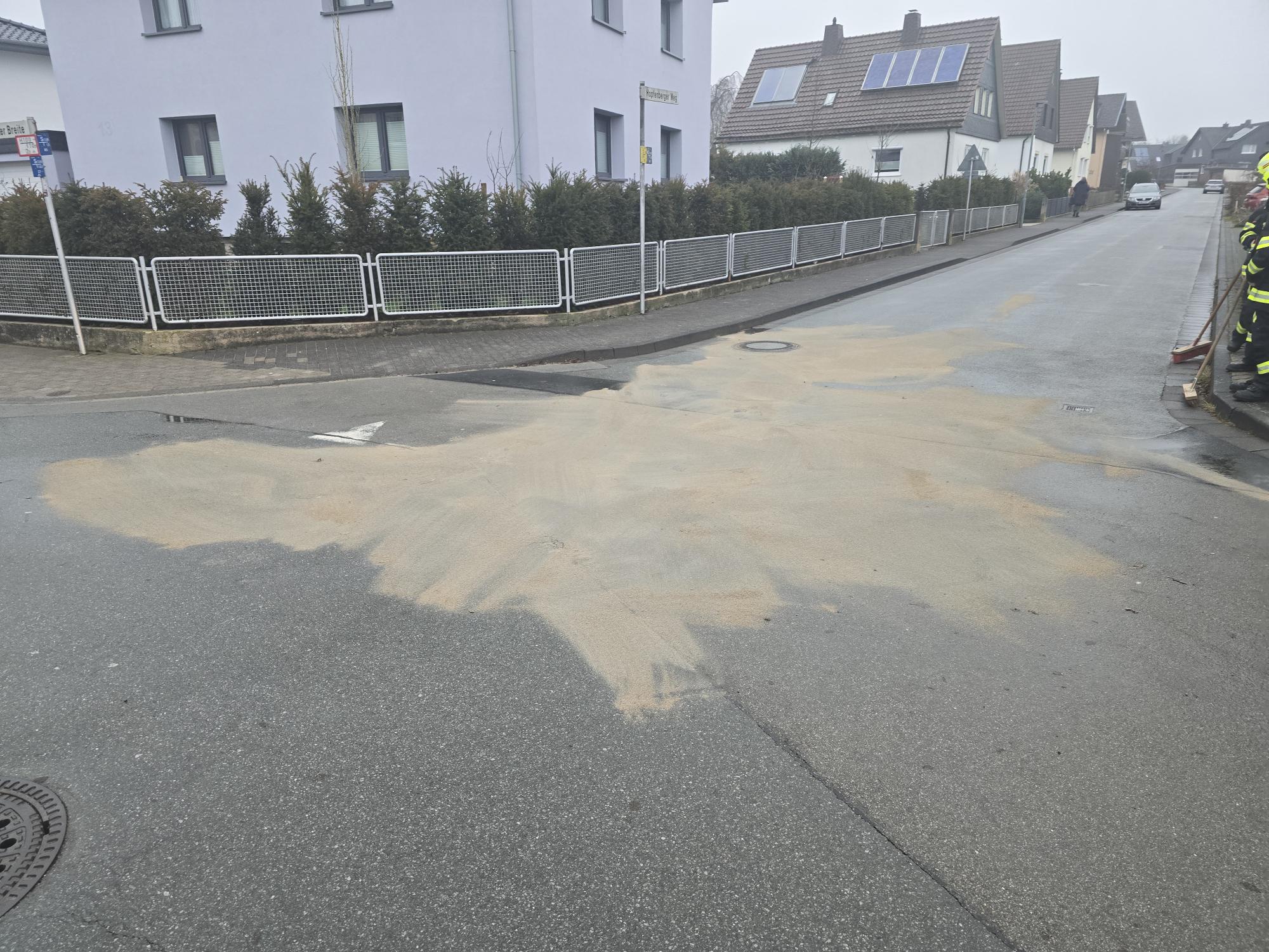 Einsatzfoto H 1 Ölspur