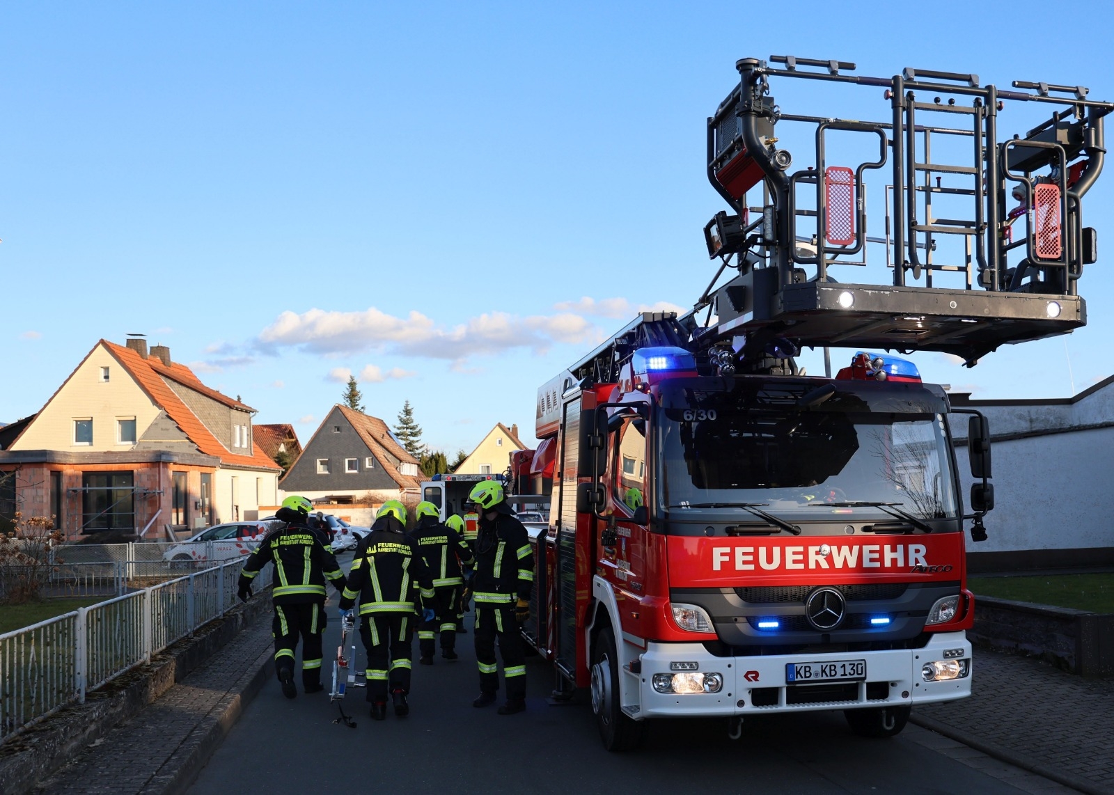 Einsatzfoto H 1 DLK RD Unterstützung ...